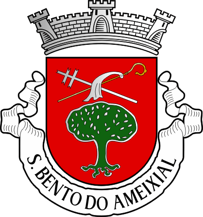 Brasão da antiga freguesia de São Bento do Ameixial - São Bento do Ameixial former civil parish, coat-of-arms Brasão da antiga freguesia de São Bento do Ameixial - São Bento do Ameixial former civil parish, coat-of-arms