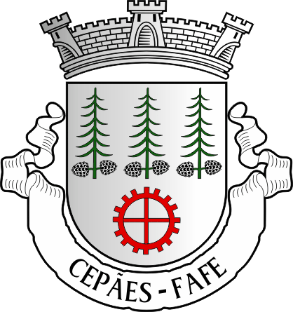 Brasão da antiga freguesia de Cepães - Cepães former civil parish, coat-of-arms Brasão da antiga freguesia de Cepães - Cepães former civil parish, coat-of-arms