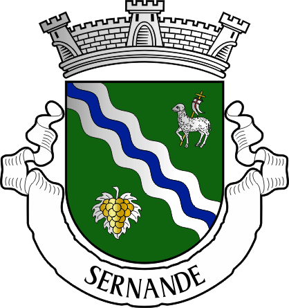 Brasão da antiga freguesia de Sernande - Sernande former civil parish, coat-of-arms Brasão da antiga freguesia de Sernande - Sernande former civil parish, coat-of-arms