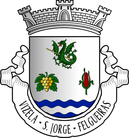 Brasão da antiga freguesia de Vizela (São Jorge) - Vizela (São Jorge) former civil parish, coat-of-arms Brasão da antiga freguesia de Vizela (São Jorge) - Vizela (São Jorge) former civil parish, coat-of-arms