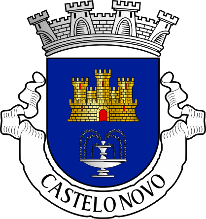 Brasão da freguesia de Castelo Novo - Castelo Novo civil parish, coat-of-arms Brasão da freguesia de Castelo Novo - Castelo Novo civil parish, coat-of-arms