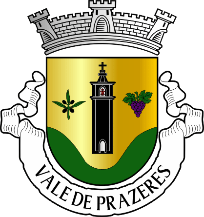 Brasão da antiga freguesia de Vale de Prazeres - Vale de Prazeres former civil parish, coat-of-arms Brasão da antiga freguesia de Vale de Prazeres - Vale de Prazeres former civil parish, coat-of-arms