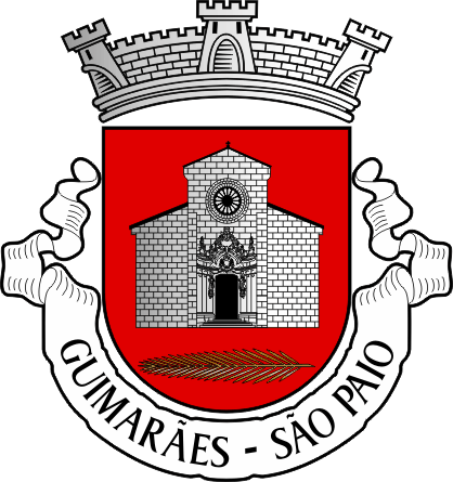 Brasão da antiga freguesia de Guimarães (São Paio) - Guimarães (São Paio) former civil parish, coat-of-arms Brasão da antiga freguesia de Guimarães (São Paio) - Guimarães (São Paio) former civil parish, coat-of-arms
