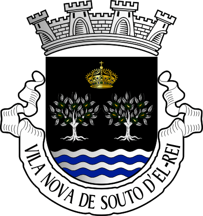 Brasão da freguesia de Vila Nova de Souto D'El-Rei - Vila Nova de Souto D'El-Rei civil parish, coat-of-arms Brasão da freguesia de Vila Nova de Souto D'El-Rei - Vila Nova de Souto D'El-Rei civil parish, coat-of-arms