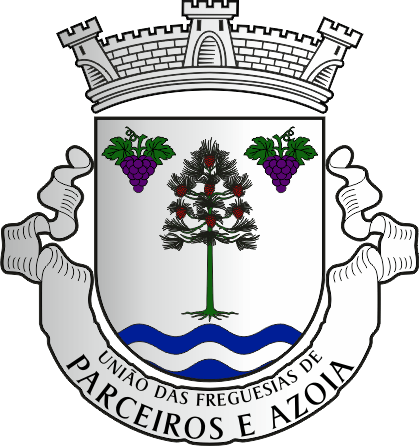 Brasão da União das freguesias de Parceiros e Azoia - Parceiros and Azoia civil parishes union coat-of-arms