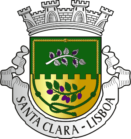Brasão da freguesia de Santa Clara - Santa Clara civil parish coat-of-arms Brasão da freguesia de Santa Clara - Santa Clara civil parish coat-of-arms