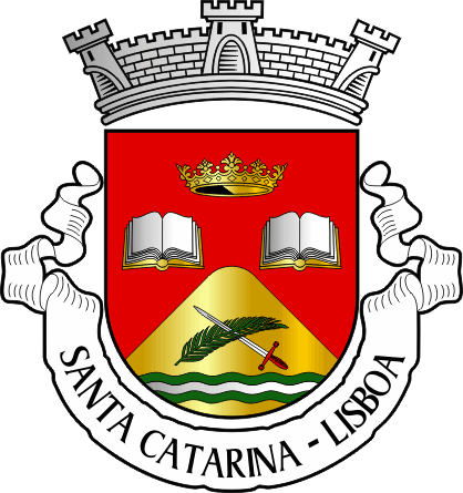 Brasão da antiga freguesia de Santa Catarina - Santa Catarina former civil parish, coat-of-arms Brasão da antiga freguesia de Santa Catarina - Santa Catarina former civil parish, coat-of-arms