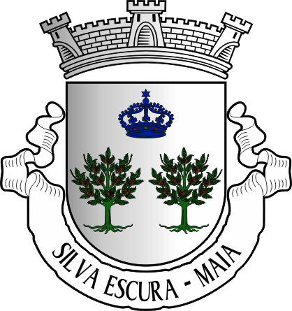 Brasão da antiga freguesia de Silva Escura - Silva Escura former civil parish, coat-of-arms Brasão da antiga freguesia de Silva Escura - Silva Escura former civil parish, coat-of-arms