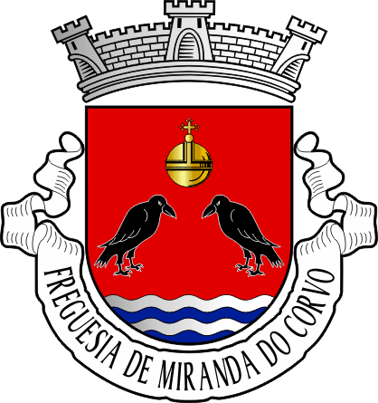 Brasão da freguesia de Miranda do Corvo - Miranda do Corvo civil parish, coat-of-arms Brasão da freguesia de Miranda do Corvo - Miranda do Corvo civil parish, coat-of-arms