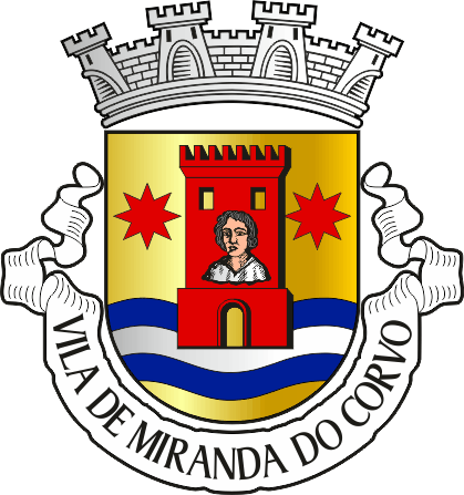 Brasão do município de Miranda do Corvo - Miranda do Corvo municipality coat-of-arms