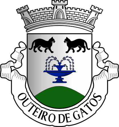 Brasão da antiga freguesia de Outeiro de Gatos - Outeiro de Gatos former civil parish, coat-of-arms Brasão da antiga freguesia de Outeiro de Gatos - Outeiro de Gatos former civil parish, coat-of-arms