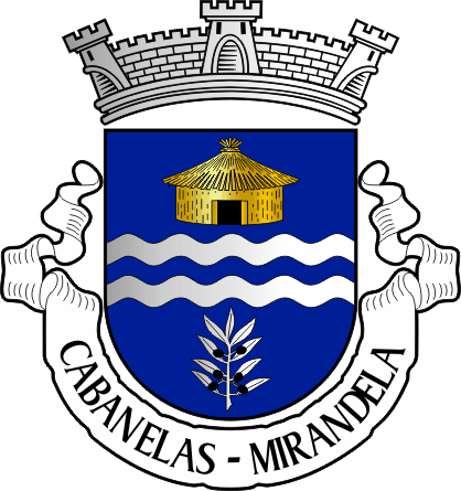 Brasão da freguesia de Cabanelas - Cabanelas civil parish, coat-of-arms