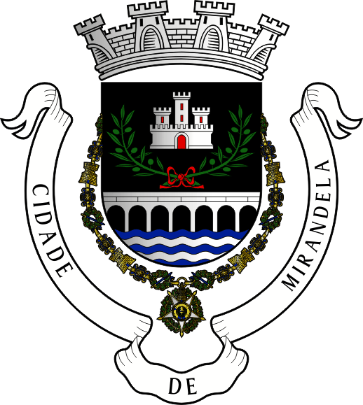 Brasão do Município de Mirandela - Mirandela municipal coat-of-arms