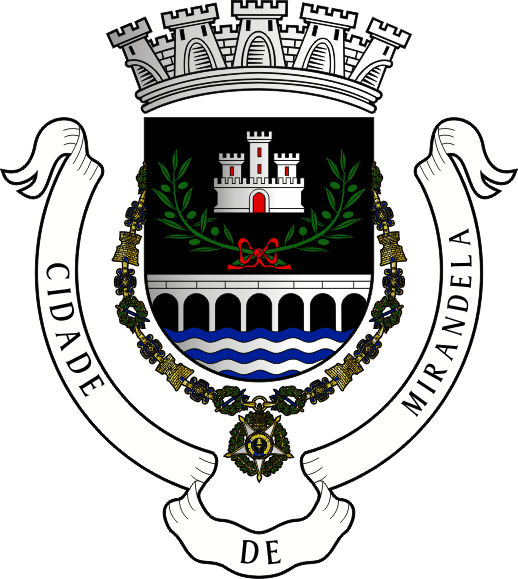 Brasão do Município de de Mirandela - Mirandela municipal coat-of-arms