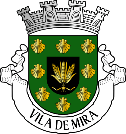 Brasão do município de Mira - Mira municipality coat-of-arms Brasão do município de Mira - Mira municipality coat-of-arms