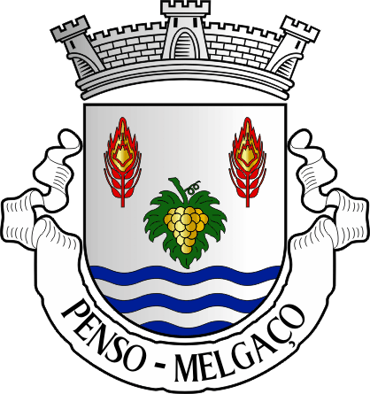 Brasão da freguesia de Penso - Penso civil parish, coat-of-arms Brasão da freguesia de Penso - Penso civil parish, coat-of-arms