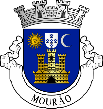 Brasão do Município de Mourão - Mourão municipal coat-of-arms Brasão do Município de Mourão - Mourão municipal coat-of-arms