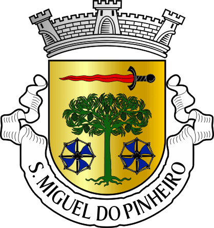 Brasão da antiga freguesia de São Miguel do Pinheiro - São Miguel do Pinheiro former civil parish, coat-of-arms Brasão da antiga freguesia de São Miguel do Pinheiro - São Miguel do Pinheiro former civil parish, coat-of-arms