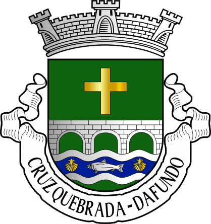 Brasão da antiga freguesia de Cruz Quebrada - Dafundo - Cruz Quebrada - Dafundo former civil parish, coat-of-arms Brasão da antiga freguesia de Cruz Quebrada - Dafundo - Cruz Quebrada - Dafundo former civil parish, coat-of-arms