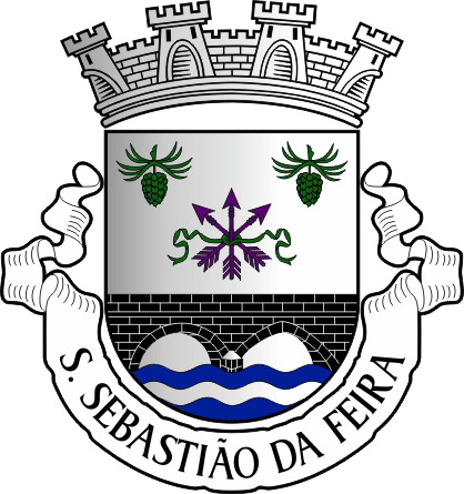 Brasão da antiga freguesia de São Sebastião da Feira - São Sebastião da Feira former civil parish, coat-of-arms Brasão da antiga freguesia de São Sebastião da Feira - São Sebastião da Feira former civil parish, coat-of-arms