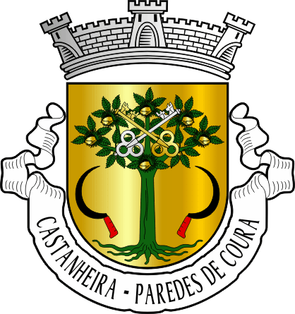 Brasão da freguesia de Castanheira - Castanheira civil parish, coat-of-arms Brasão da freguesia de Castanheira - Castanheira civil parish, coat-of-arms