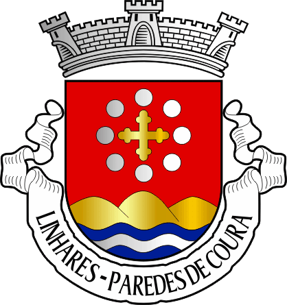 Brasão da antiga freguesia de Linhares - Linhares former civil parish, coat-of-arms Brasão da antiga freguesia de Linhares - Linhares former civil parish, coat-of-arms