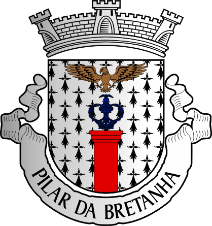 Brasão da freguesia de Pilar da Bretanha - Pilar da Bretanha civil parish, coat-of-arms Brasão da freguesia de Pilar da Bretanha - Pilar da Bretanha civil parish, coat-of-arms