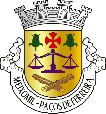 Brasão da freguesia de Meixomil - Meixomil civil parish, coat-of-arms Brasão da freguesia de Meixomil - Meixomil civil parish, coat-of-arms