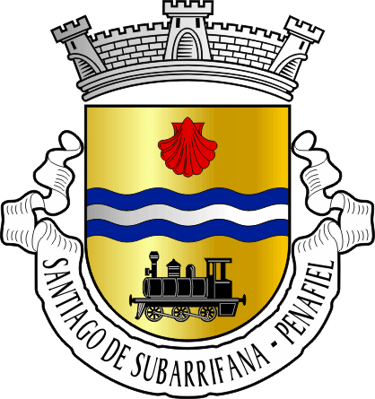 Brasão da antiga freguesia de Santiago de Subarrifana - Santiago de Subarrifana former civil parish, coat-of-arms Brasão da antiga freguesia de Santiago de Subarrifana - Santiago de Subarrifana former civil parish, coat-of-arms