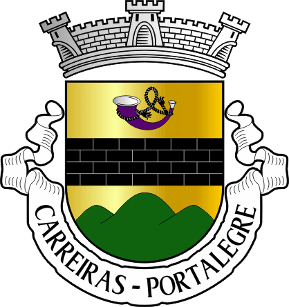 Brasão da antiga freguesia de Carreiras - Carreiras former civil parish, coat-of-arms Brasão da antiga freguesia de Carreiras - Carreiras former civil parish, coat-of-arms