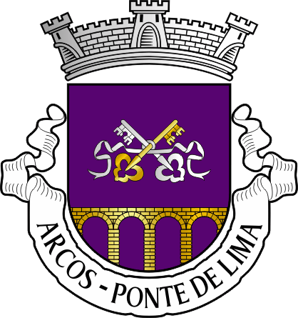 Brasão da freguesia de São Pedro D'Arcos - São Pedro D'Arcos civil parish, coat-of-arms Brasão da freguesia de São Pedro D'Arcos - São Pedro D'Arcos civil parish, coat-of-arms