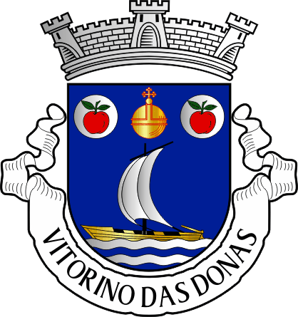 Brasão da freguesia de Vitorino das Donas - Vitorino das Donas civil parish, coat-of-arms Brasão da freguesia de Vitorino das Donas - Vitorino das Donas civil parish, coat-of-arms