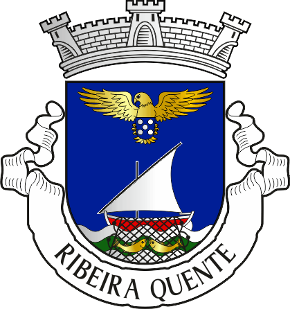 Brasão da freguesia de Ribeira Quente - Ribeira Quente civil parish, coat-of-arms Brasão da freguesia de Ribeira Quente - Ribeira Quente civil parish, coat-of-arms
