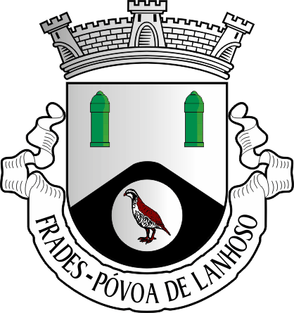 Brasão da antiga freguesia de Frades - Frades former civil parish, coat-of-arms Brasão da antiga freguesia de Frades - Frades former civil parish, coat-of-arms