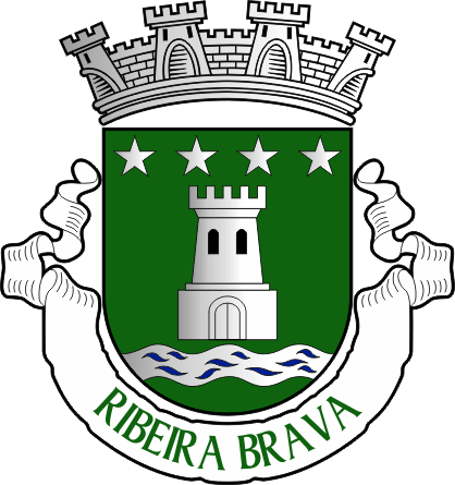 Brasão do município de Ribeira Brava - Ribeira Brava municipality coat-of-arms Brasão do município de Ribeira Brava - Ribeira Brava municipality coat-of-arms