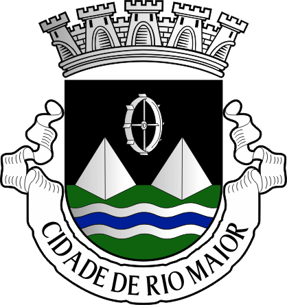 Brasão do Município de Rio Maior - Rio Maior municipal coat-of-arms Brasão do Município de Rio Maior - Rio Maior municipal coat-of-arms
