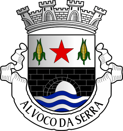 Brasão da freguesia de Alvoco da Serra - Alvoco da Serra civil parish, coat-of-arms Brasão da freguesia de Alvoco da Serra - Alvoco da Serra civil parish, coat-of-arms