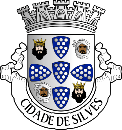 Brasão do município de Silves - Silves municipal coat-f-arms Brasão do município de Silves - Silves municipal coat-f-arms