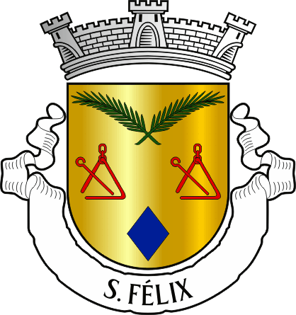 Brasão da freguesia de São Félix - São Félix civil parish, coat-of-arms