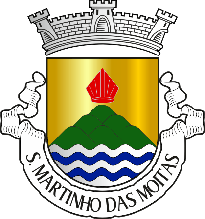 Brasão da antiga freguesia de São Martinho das Moitas - São Martinho das Moitas former civil parish, coat-of-arms Brasão da antiga freguesia de São Martinho das Moitas - São Martinho das Moitas former civil parish, coat-of-arms
