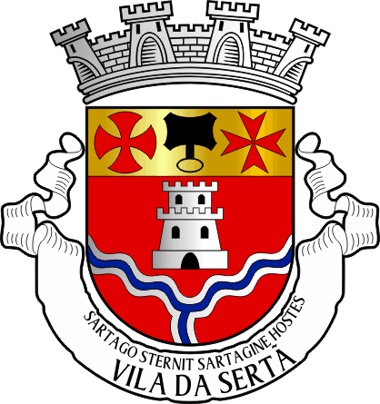 Brasão do Município da Sertã - Sertã municipal coat-of-arms Brasão do Município da Sertã - Sertã municipal coat-of-arms