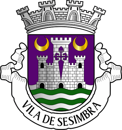 Brasão do Município de Sesimbra - Sesimbra municipal coat-of-arms Brasão do Município de Sesimbra - Sesimbra municipal coat-of-arms