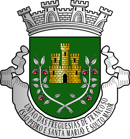 Brasão da União das freguesias de Trancoso (São Pedro e Santa Maria) e Souto Maior - Trancoso (São Pedro and Santa Maria) and Souto Maior civil parishes union coat-of-arms Brasão da União das freguesias de Trancoso (São Pedro e Santa Maria) e Souto Maior - Trancoso (São Pedro and Santa Maria) and Souto Maior civil parishes union coat-of-arms