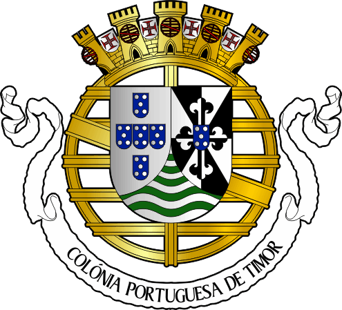Brasão da colónia de Timor - Portuguese Timor colony coat-of-arms Brasão da colónia de Timor - Portuguese Timor colony coat-of-arms