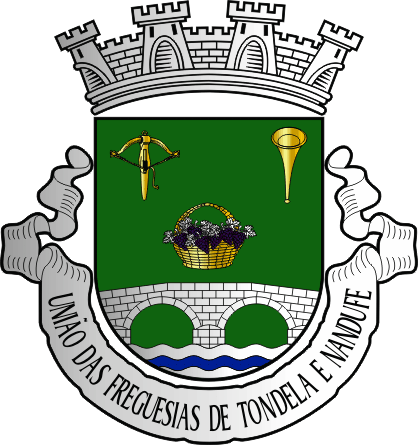 Brasão da União das freguesias de Tondela e Nandufe - Tondela and Nandufe civil parishes union coat-of-arms