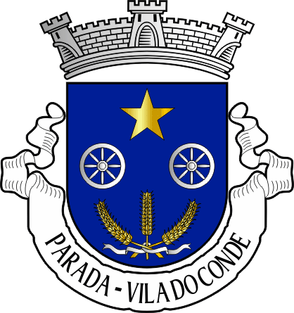 Brasão da antiga freguesia de Parada - Parada former civil parish, coat-of-arms Brasão da antiga freguesia de Parada - Parada former civil parish, coat-of-arms