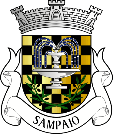 Brasão da freguesia de Sampaio - Sampaio civil parish, coat-of-arms Brasão da freguesia de Sampaio - Sampaio civil parish, coat-of-arms