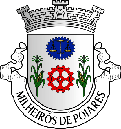 Brasão da freguesia de Milheirós de Poiares - Milheirós de Poiares civil parish, coat-of-arms Brasão da freguesia de Milheirós de Poiares - Milheirós de Poiares civil parish, coat-of-arms