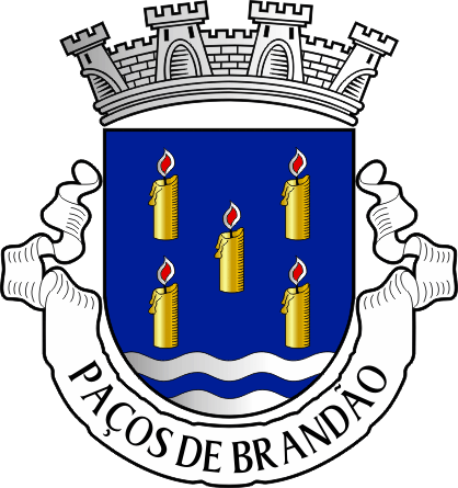 Brasão da freguesia de Paços de Brandão - Paços de Brandão civil parish, coat-of-arms