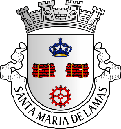 Brasão da freguesia de Santa Maria de Lamas - Santa Maria de Lamas civil parish, coat-of-arms Brasão da freguesia de Santa Maria de Lamas - Santa Maria de Lamas civil parish, coat-of-arms